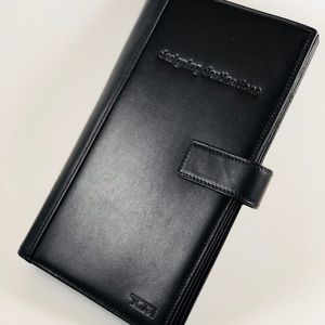 TUMI Genuine Leather Passport Wallet